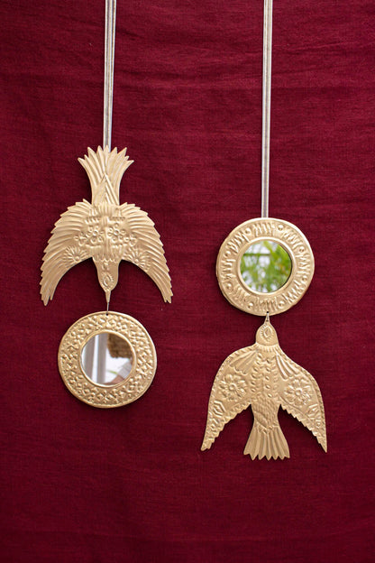 Colombes dorées - milagros mexicains - Ex-votos