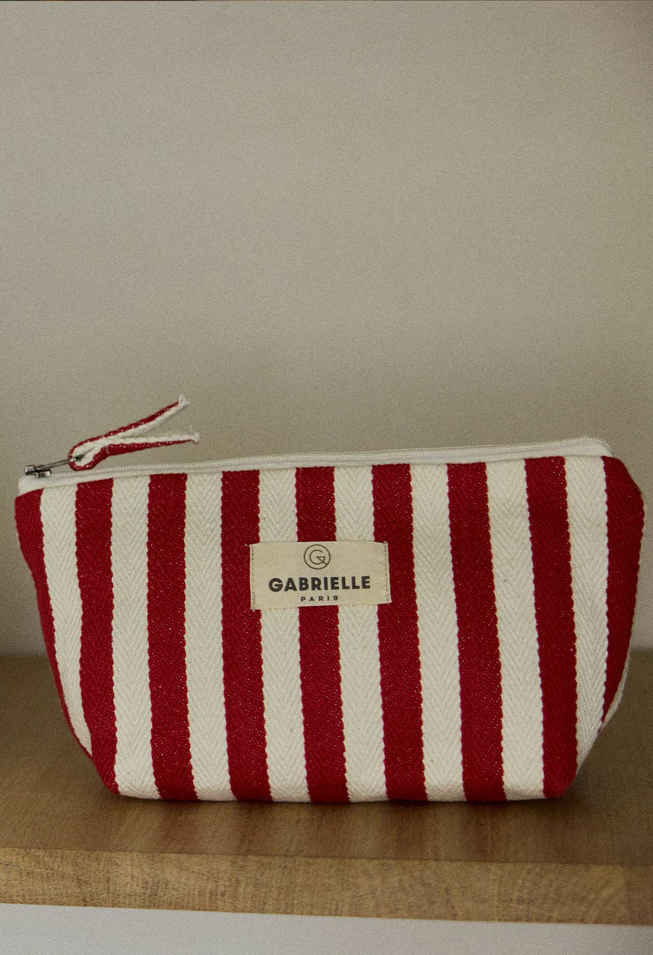 Trousse de beauté Rayures Rouges