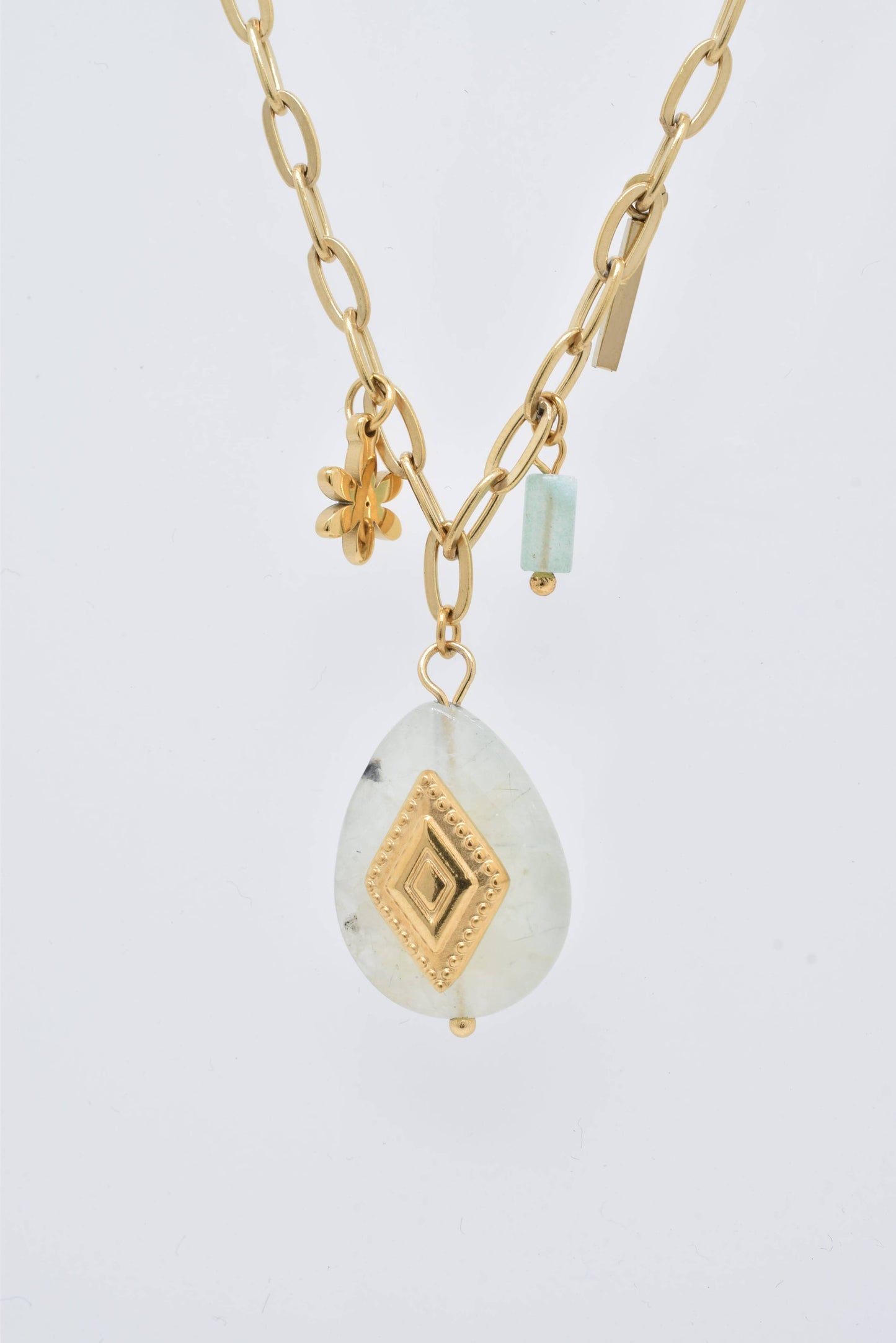 COLLIER - BJ210065OR: Vert