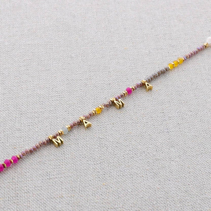 Collier Cuadas Mama en acier: Color  Único