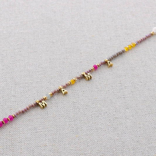 Collier Cuadas Mama en acier: Color  Único