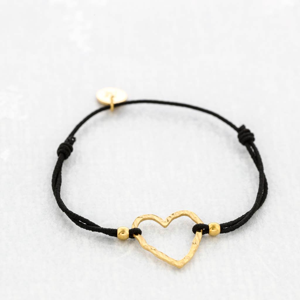 Bracelet cœur en acier: Vert