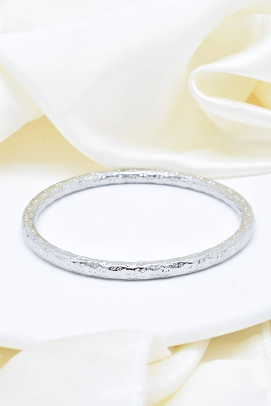 Bracelet jonc en acier inoxydable - BR110319: Doré