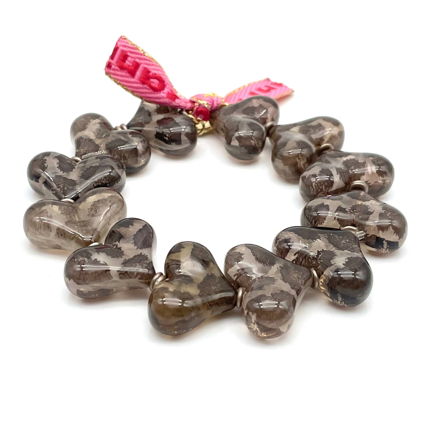Bracelet WILD HEARTS — bracelet élastique en perles