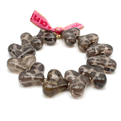 Bracelet WILD HEARTS — bracelet élastique en perles