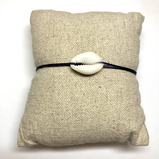 Bracelet Coquillage: Bleu Marine / Femme
