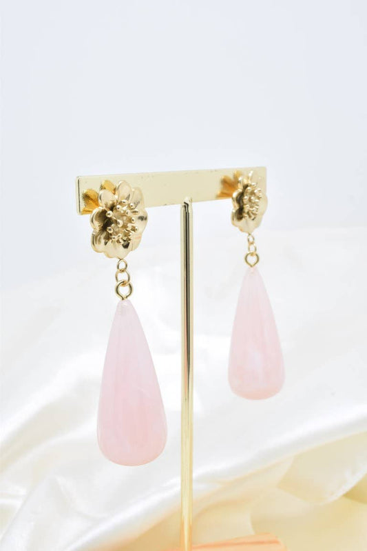 Boucles d'oreilles en acier inoxydable -BO100348OR-RO