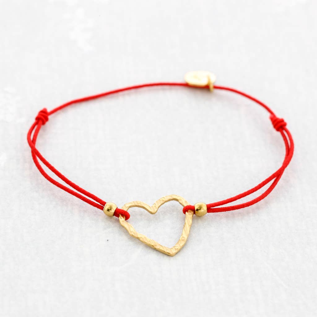 Bracelet cœur en acier: Vert