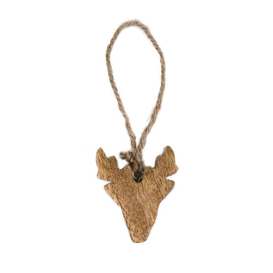 Pendentif en forme de cerf et corde à mangue 7