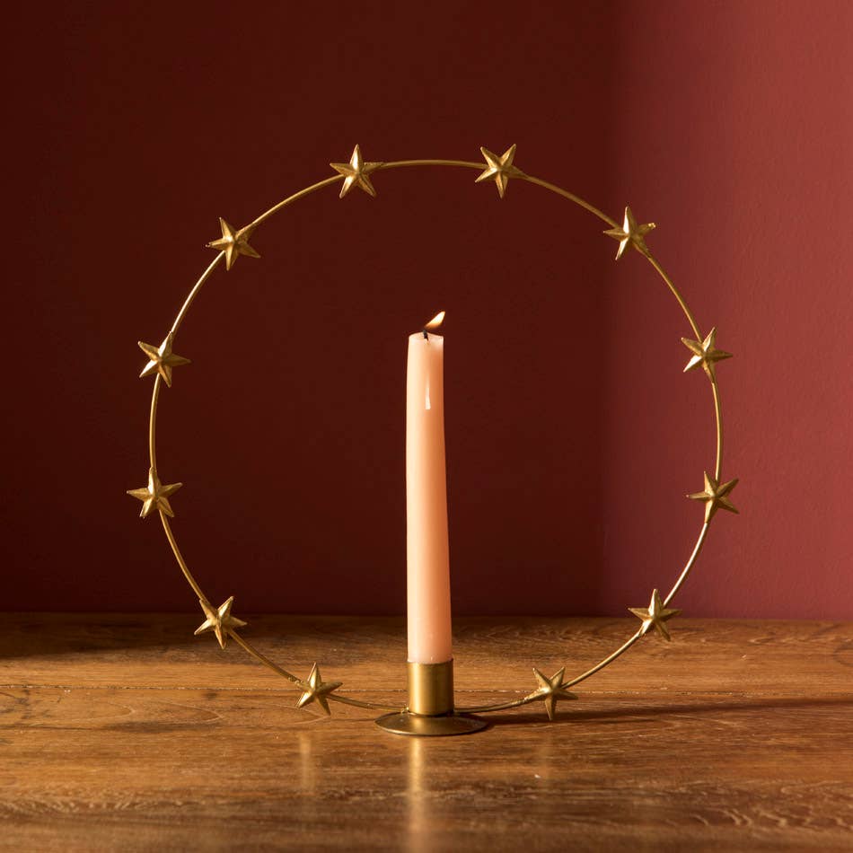 Bougeoir en forme d'étoile