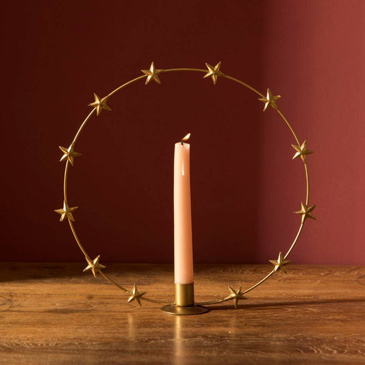 Bougeoir en forme d'étoile