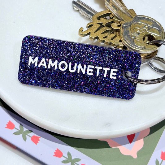 MAMOUNETTE Porte-clés à paillettes