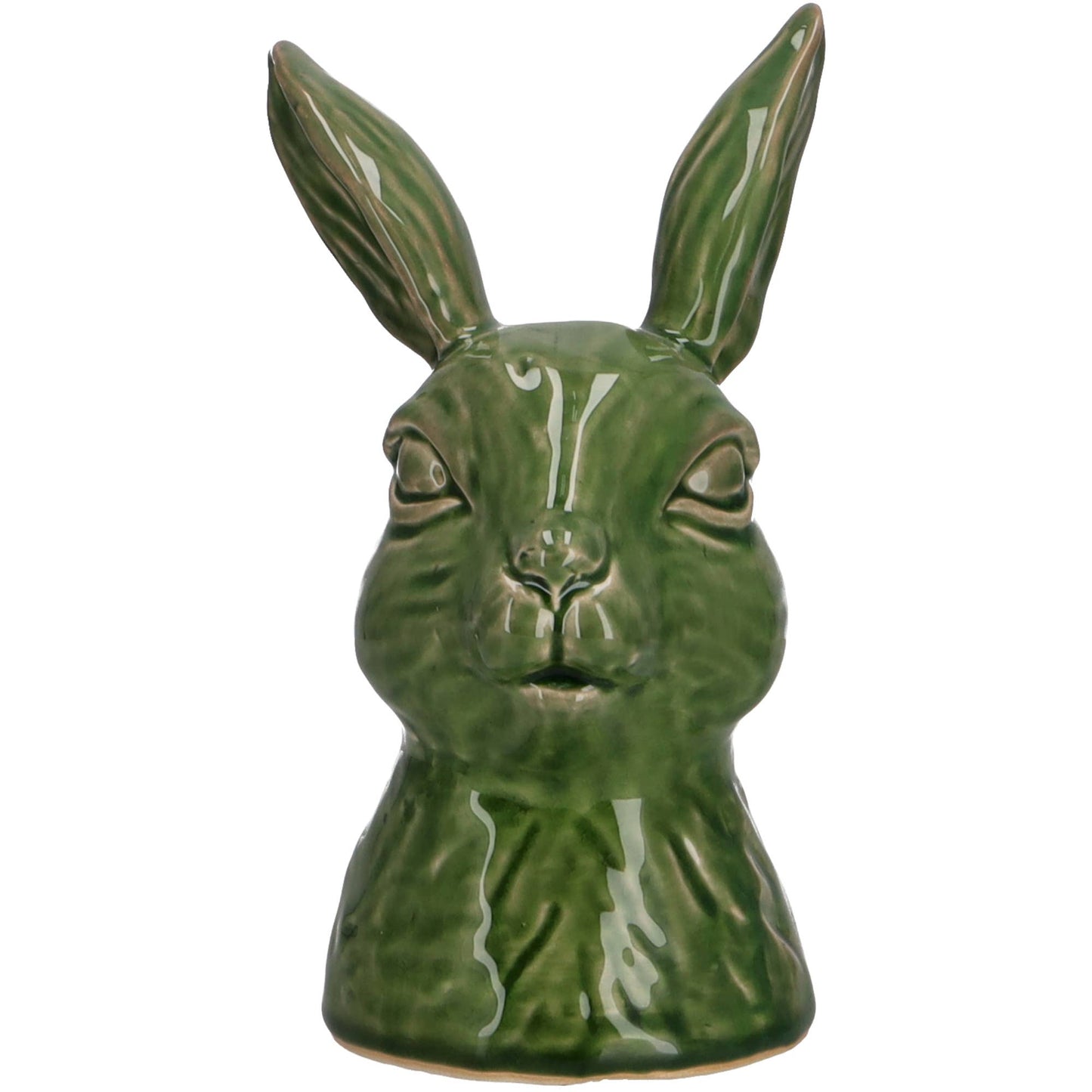 Tête de lapin en céramique Aimar, L13,5cm, l12cm, H21cm, To