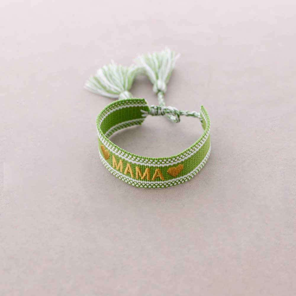 Bracelet macramé Mama: Orange