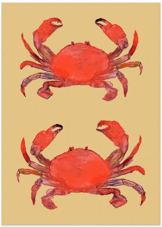Affiche de crabe 2: Pas de cadre / 40x50