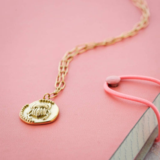 Collier en acier avec motif insecte: Dorado