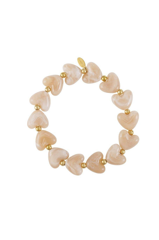 Bracelet Acrylique Cœur