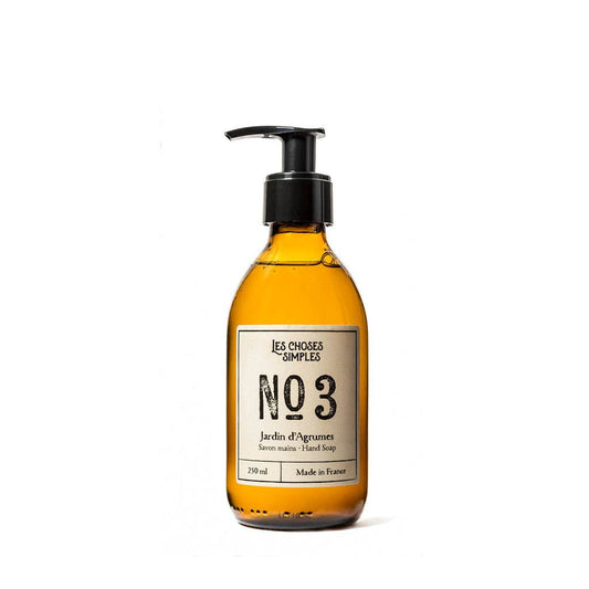 Savon pour les mains et le corps -Nr3 Citrus (250 ml, bouteille en verre)