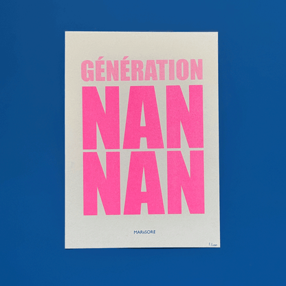 Risographie Génération NAN NAN