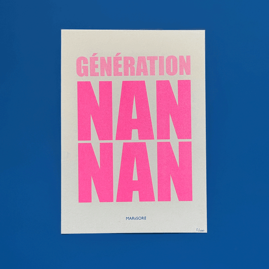 Risographie Génération NAN NAN