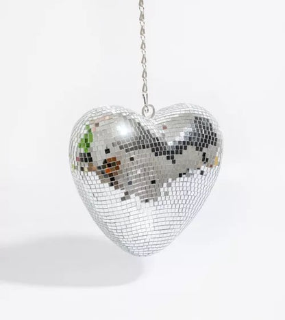 Coeur disco à facette