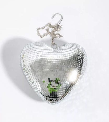 Coeur disco à facette