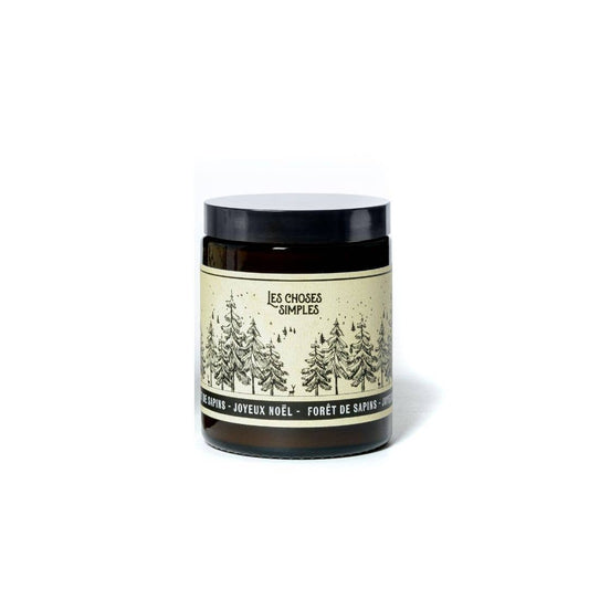 Bougie parfumée de Noël - Sapin de Noël: Avec coffret cadeau