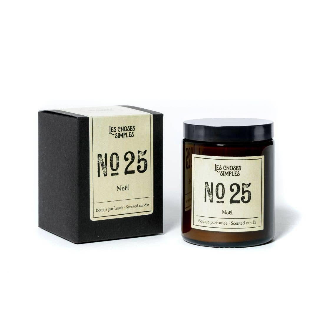 Bougie parfumée de Noël - Nr25: Avec coffret cadeau