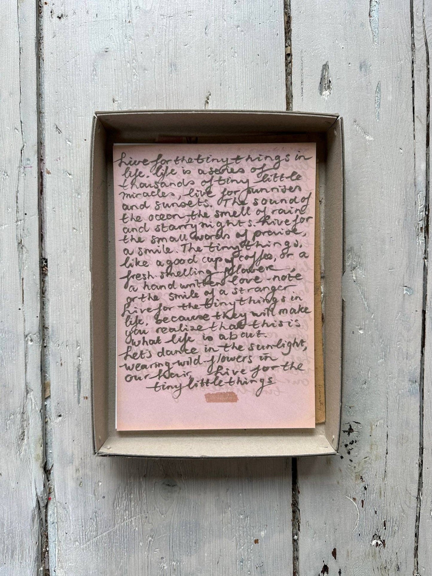 Tiny Little Things: DIN A5