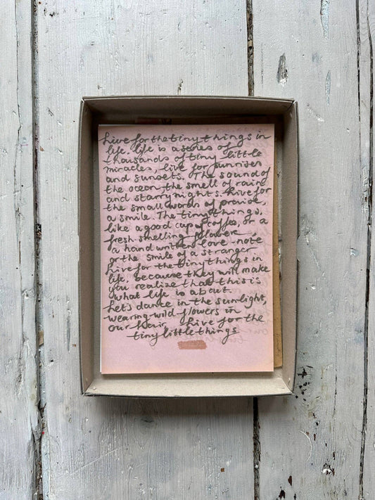Tiny Little Things: DIN A5