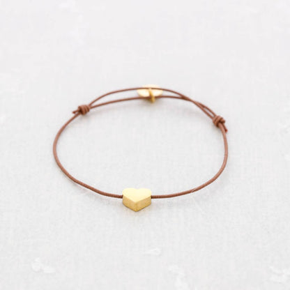 Bracelet en acier avec cœur: Vert