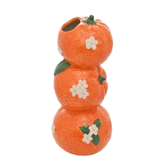 Vase Triple Orange Hestia 21cm