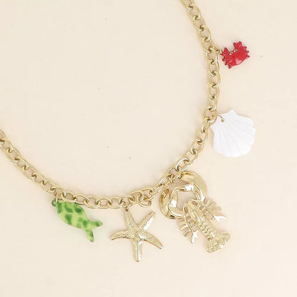 Collier pampilles Homard