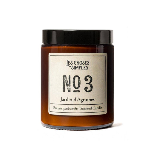 Bougie Moyenne No 3 Jardin d'Agrumes (Agrumes): Avec boîte Kraft