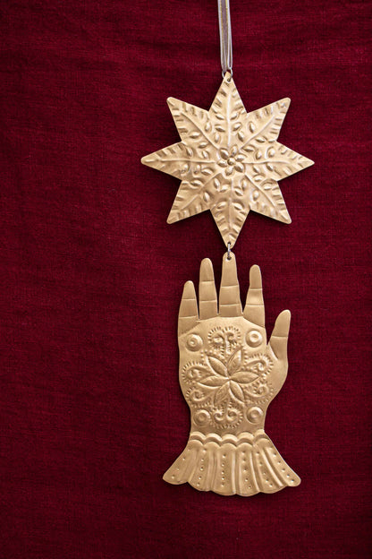 Mains dorées sacrées - Milagros mexicains - Ex-votos