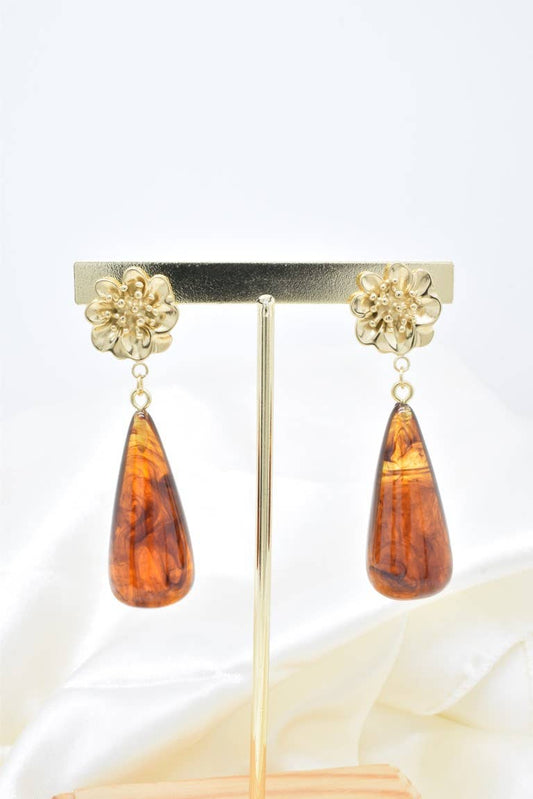 Boucles d'oreilles en acier inoxydable - BO100348OR-MA