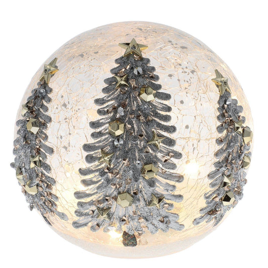 Grand sapin à boules LED Xmas Crackle