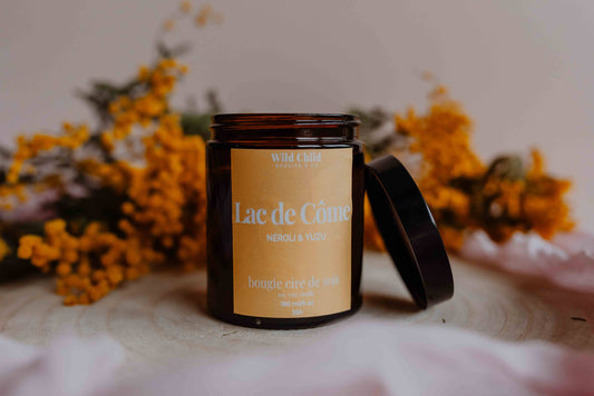 "Lac de Côme" Bougie Cire végétale - 25h - Néroli & Yuzu