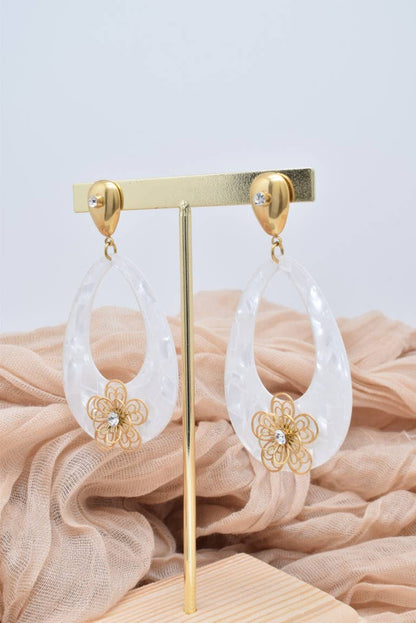 Boucles d'oreilles en acier inoxydable -BO100357OR