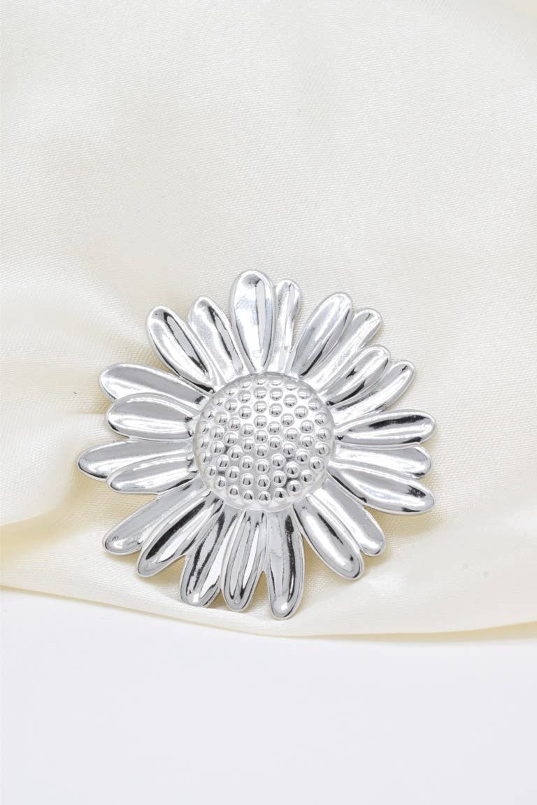 Broche en acier inoxydable - BH500035: Doré