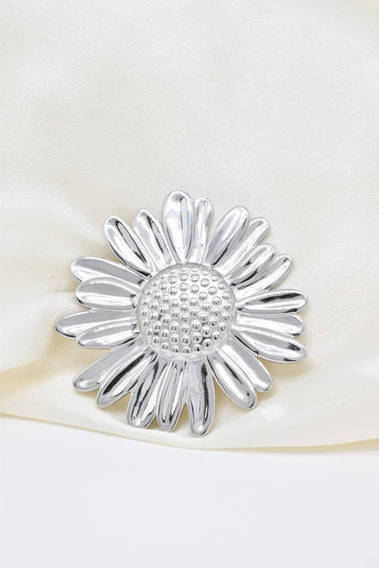 Broche en acier inoxydable - BH500035: Doré
