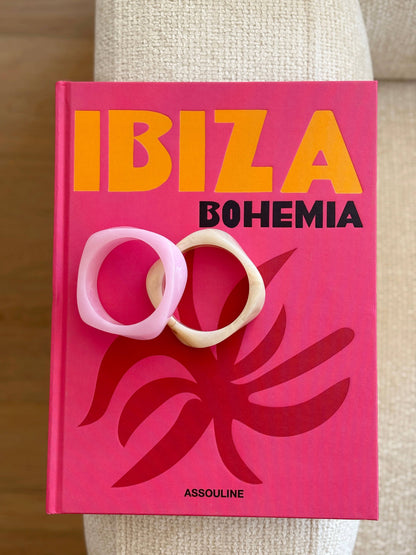 BRACELETS JONCS RÉSINE OMA: Ivoire