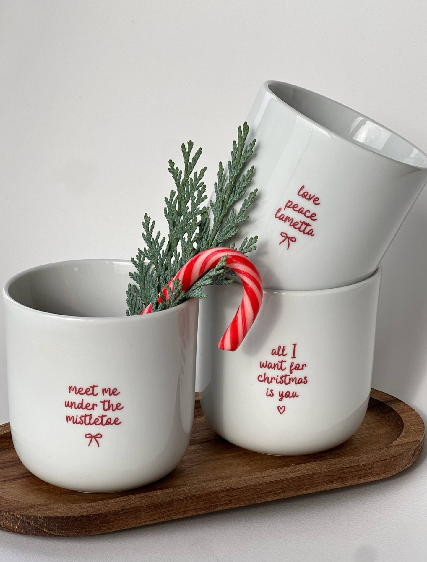 Gobelet Tasse X-Mas rouge - Santa Baby - Gui - Noël: Papa Noël