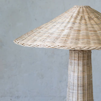 Lampe de table en rotin Duta