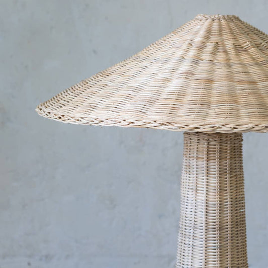 Lampe de table en rotin Duta