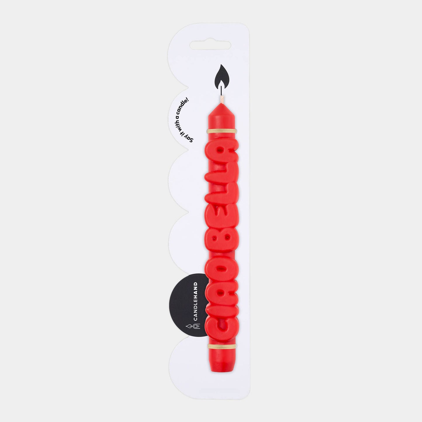 Bougie conique CIAO BELLA - Fait main - Bougies coniques 3D: Lilas