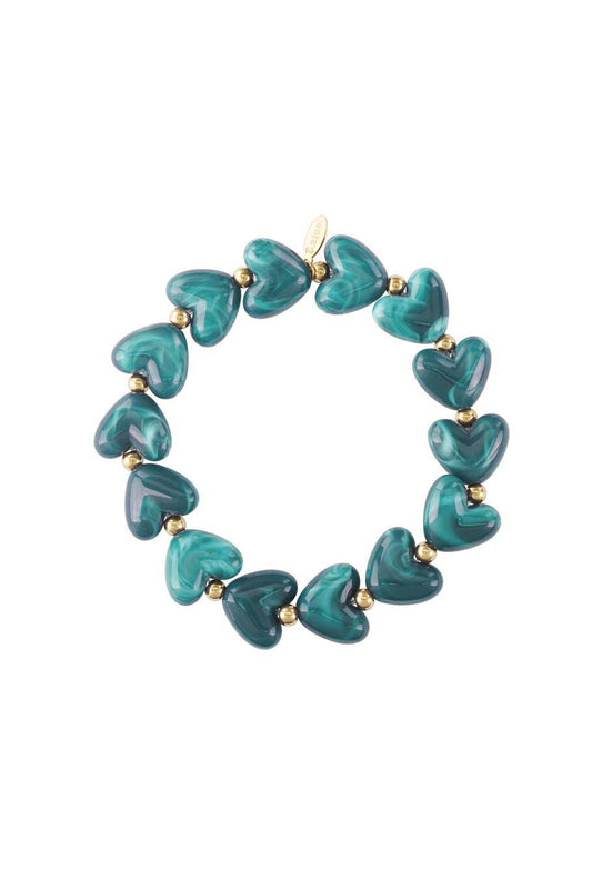 Bracelet Acrylique Cœur