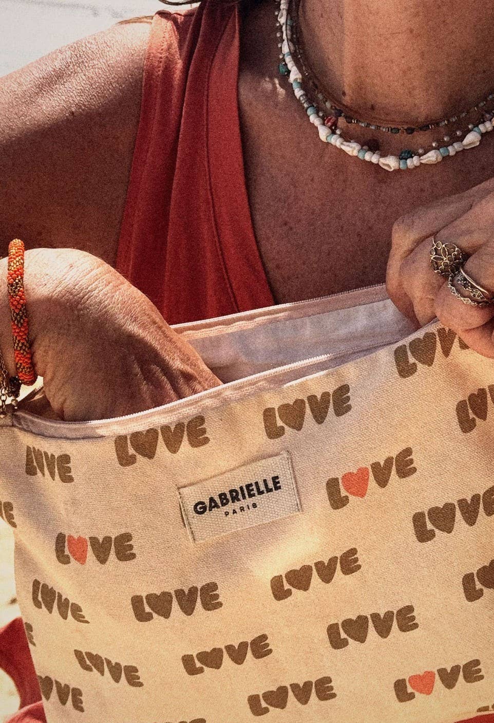 Pochette avec anse Love: LOVE