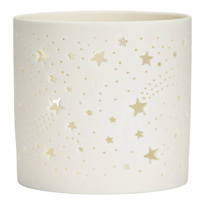 Photophore étoile décoratif en céramique, (L/H/P) 10x9x10cm