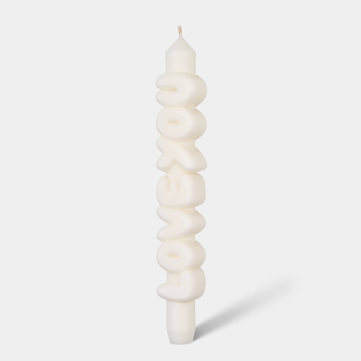 Bougie conique JE T'AIME - Fait main - Bougies coniques 3D de 9 pouces: Rose